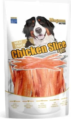 Imagen del producto de MeatSnack 80g, trozos de pollo, Magnum, textura suave