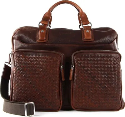 Produktbild von bugatti Reisetasche mit Laptopfach Woven Weekender British Tan braun