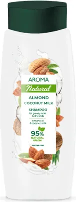 Obrázok produktu pre Šampón s mandľovým kokosovým mliekom na mastné korienky a suché končeky vlasov