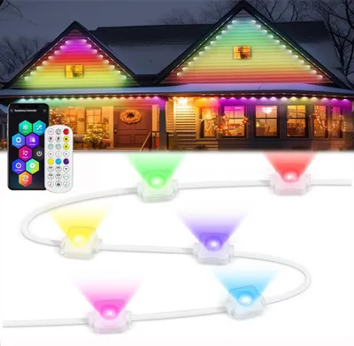Obrázek produktu pro RGB LED pásek venkovní IP67 vodotěsný, 30M LED pásek dálkové ovládání APP 16 milionů barev světla, světelný pásek časovač dekorace pro okapy zahrada Vánoce