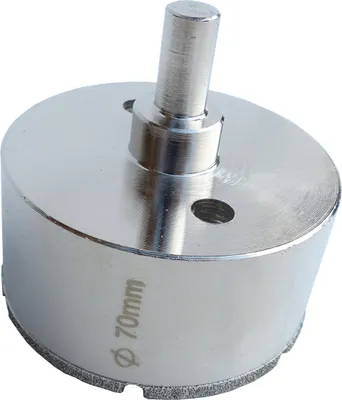 Produktbild von Fliesenbohrer Ø 70mm Glasbohrer Diamantbohrer Steinbohrer Kernbohrer Bohrkrone Hohlbohrer Diamantbohrkrone Marmorbohrer  Bohrer BOHRFUX