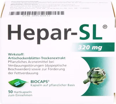 Image de Hepar-SL 320 mg gélules dures 50 pcs