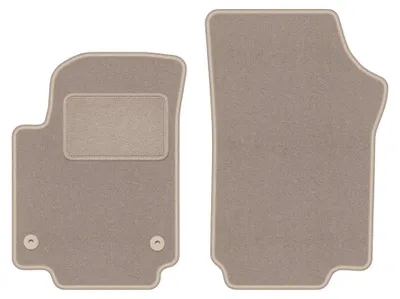 Image de Tapis avant en moquette pour Seat Mii 2011- (à hayon) – 2 pièces, beiges, sur mesure – Wielganizator LUX