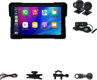 Obrázok produktu pre Motocyklový DVR, vodotesný, možnosti kamery s vysokým rozlíšením, 7-palcový 2K DVR