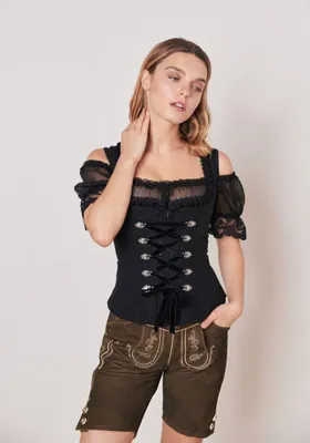 Produktbild von Trachtenmieder IRENA schwarz Krüger Dirndl Trachtenmieder Irena schwarz, Gr. 34