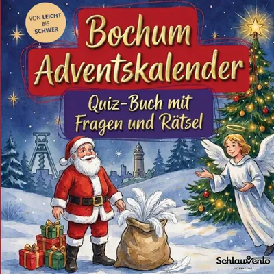 Produktbild von Bochum-Adventskalender: Quiz-Buch mit Fragen und Rätsel