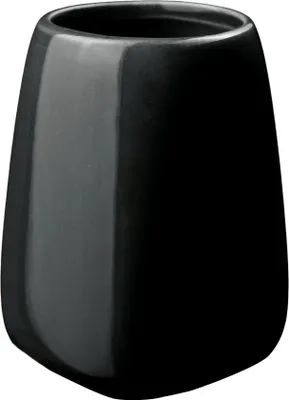 Image de Gobelet pour brosse à dents pour la salle de bain - Gobelet de salle de bain/gobelet pour brosse à dents - Céramique - Noir