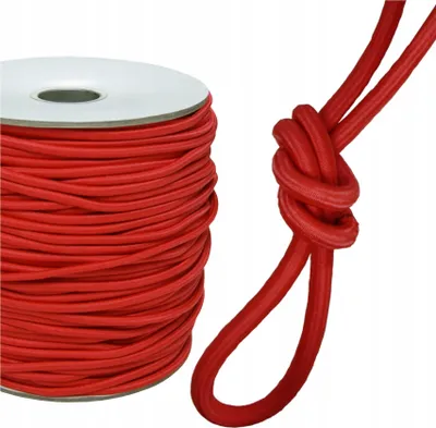 Image de Ekspand | Corde élastique en caoutchouc ROPE - 12mm - Rouge - Haute élasticité - Résistant aux UV - 80m