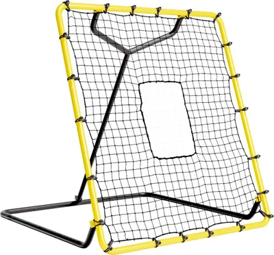 Obrázek produktu pro Síť na baseball a softball, 4 x 4,5 stopy PitchBack Baseball Nest pro trénink nadhozu a pole, síť na trénink nadhozu s terčem, 4 nastavitelné úhly