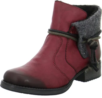 Produktbild von Rieker Schuh AG. Damen Stiefeletten / Boots Rot Damen