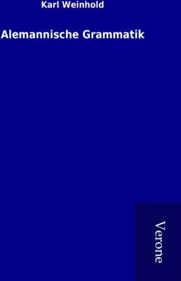 Produktbild von Alemannische Grammatik