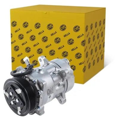 Immagine prodotto di Compressore dell'aria condizionata 12 V Ø 119 mm: competenza termica HELLA per, tra gli altri, CITROËN JUMPER