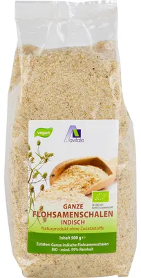 Zdjęcie produktu dla Avitale łuski psyllium indyjskie organiczne, 500 g łusek