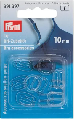 Obrázek produktu pro Doplňky k podprsence, 10 mm, průhledné, 10 ks