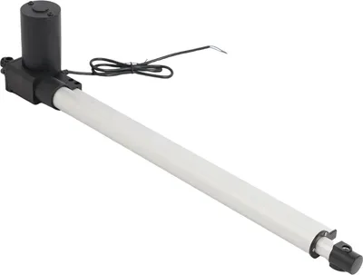 Produktbild von Linearmotor - Linearantrieb - 12 V DC - 6000 N Hubkraft - Hub 4,29 m - Integrierte Endschalter - Korrosionsbeständige Aluminiumlegierung - Silber/Schwarz