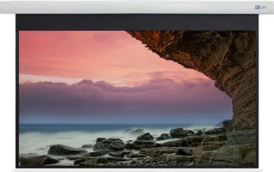 Produktbild von DELUXX Cinema Motorleinwand 243 x 136cm, 110" - 4K Fibre MWHT
