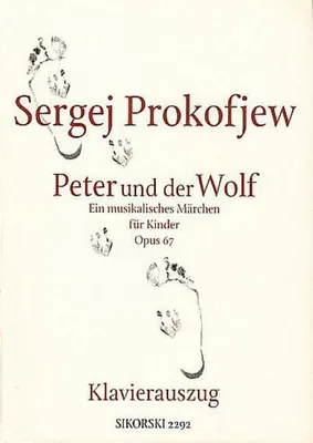 Produktbild von Peter und der Wolf op.67Klavierauszug