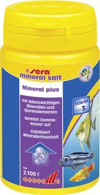 Produktbild von Sera Aquariumwasseraufbereiter mineral salt 100 ml