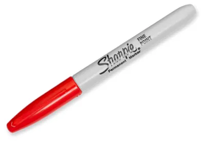 Produktbild von Sharpie Fine Point, Rot, Feine Spitze, Mehrfarbig, Fein, AP, Metall, Papier, Kunststoff