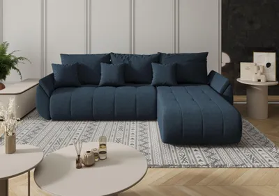 Obrázek produktu pro Rozkládací sedací souprava SERENITA 1 - modrá, pravý roh