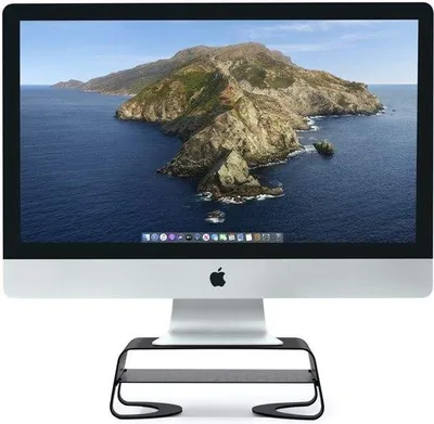 Zdjęcie produktu dla Metalowa podставка pod dwa monitory z regulacją wysokości