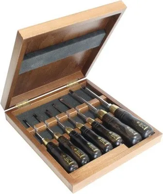 Obrázok produktu pre Sada skrutkovačov, WOOD LINE PLUS v kazete, 7 kusov