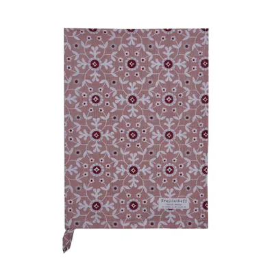 Produktbild von Krasilnikoff – Geschirrtuch KW13383 – Square Dance Flowers, rose / Square Dance Blumen, rosa