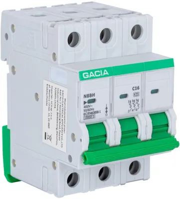 Image de Disjoncteur GACIA N8BH 10KA C 3P 20A