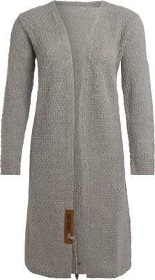 Produktbild von Knit Factory Luna Lange Strickjacke - Iced Clay - 40/42