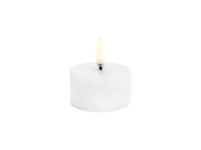 Produktbild von UYUNI LIGHTING Pillar LED-Kerze Smooth noridic white 5x2,8cm