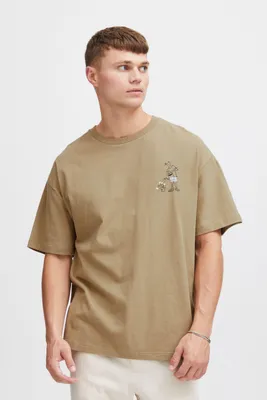 Produktbild von Solid SDImre Herren T-Shirt Shirt Rundhals 100% Baumwolle Oversize