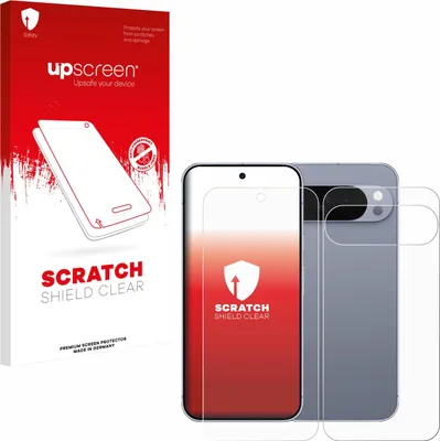 Produktbild von upscreen Schutzfolie für Google Pixel 10 Pro XL (Display+Rückseite) Displayschutz Displayschutzfolie Folie Klar Transparent