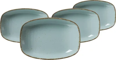Produktbild von Ritzenhoff & Breker Casa Suppenteller 23,5 x 16 cm 4er Set blau