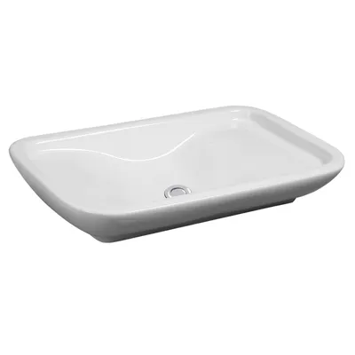 Produktbild von NEG Waschbecken Uno31A flaches Design, extra groß Keramik 695x415x120mm