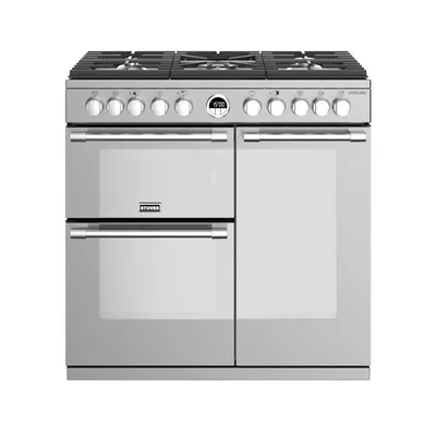 Image de Piano de cuisson mixte 172l 5 feux inox - Stoves - PSTERS90DFSS - sterling s 90 dft