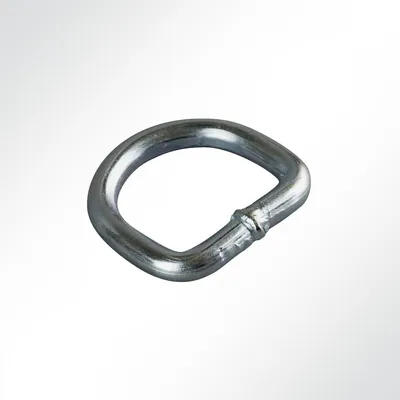 Produktbild von Lysel® Halbrundring verzinkt, (BxL) 30x39mm in grau (100 Stück)