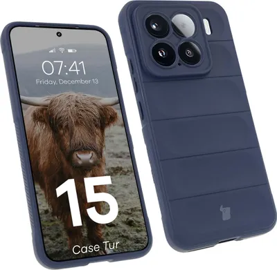 Produktbild von Pancerne etui Bizon Case Tur do Xiaomi 15, granatowe