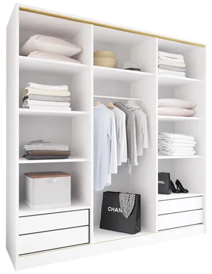 Produktbild von Offener Kleiderschrank MERV K11 180 weiß