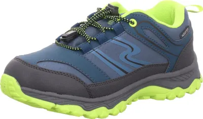 Produktbild von Sneakers Kinder-Jungen-Sneaker-Slipper-Klettschuh Blau-Schwarz-Lime-Grün, Farbe:blau, EU Größe:39