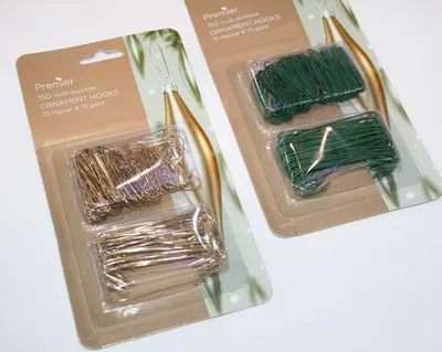Obrázok produktu pre Hačiky na vianočný stromček 150 ks   Farba: zlatá,