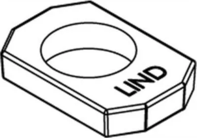 Produktbild von Rezessfüllplatte R 82041 AFW M16 Stahl feuerverz. 1 Stück LINDAPTER