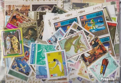 Produktbild von Briefmarken Ajman 100 verschiedene Marken