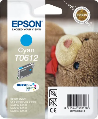 Image de Epson C13T06124010 Epson DURABrite Ultra Ink cartouche cyan T 061 T 0612