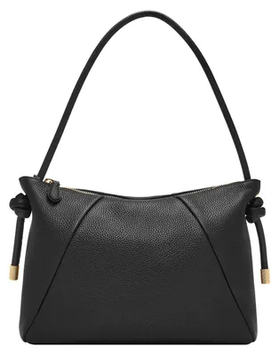 Produktbild von FOSSIL Leder Schultertasche Willa Leather Shoulder Bag Black schwarz