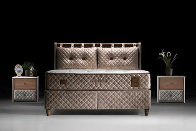 Produktbild von Pointhome Bambi Boxspringbett Set 180x200 H3, Bamboo Sleep, Bambusfaser Matratze, Paket Federsystem Matratze, 1xMatratze , 2xBettkasten, 1xKopfteil