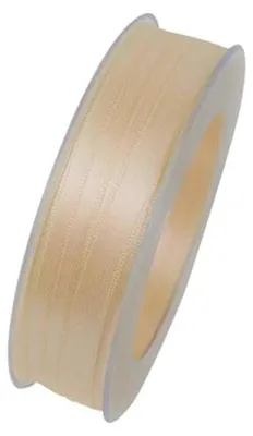 Produktbild von Goldina Doppelsatin Stoffband creme 10mmx25m Packung 1 Stück
