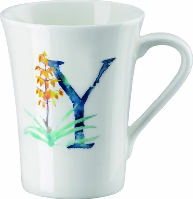 Immagine prodotto di Hutschenreuther Flower Alphabet Y-Yucca Becher mit Henkel Bone China 02048-727404-15505