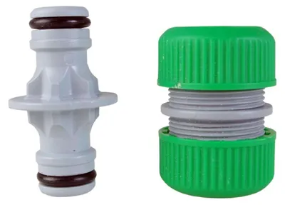 Produktbild von Schlauchkupplung 1/2" Kunststoff 2 teilig Set Schlauchverbinder