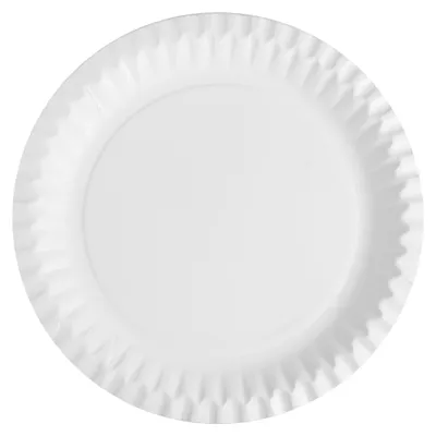 Produktbild von 100 Teller, Pappe rund Ø 23 cm weiss