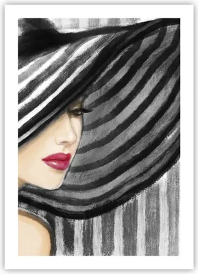Produktbild von Poster - Poster ohne Rahmen - frau stil mode - 50x70 cm - Wand Bild - Wanddeko - Wandbilder - Kunstposter - Wandposter - Bilder - Kunstdruck - Wanddekoration - Wandbild - P2XPA50x70-3926